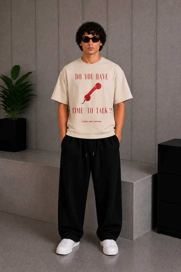 Time_To_Talk_Tee_Beige
