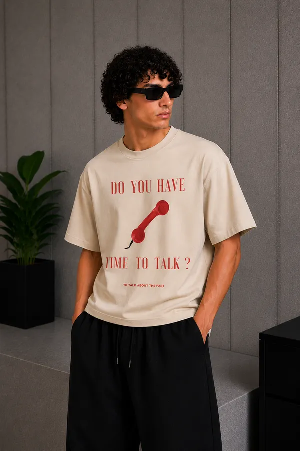 Time_To_Talk_Tee_Beige
