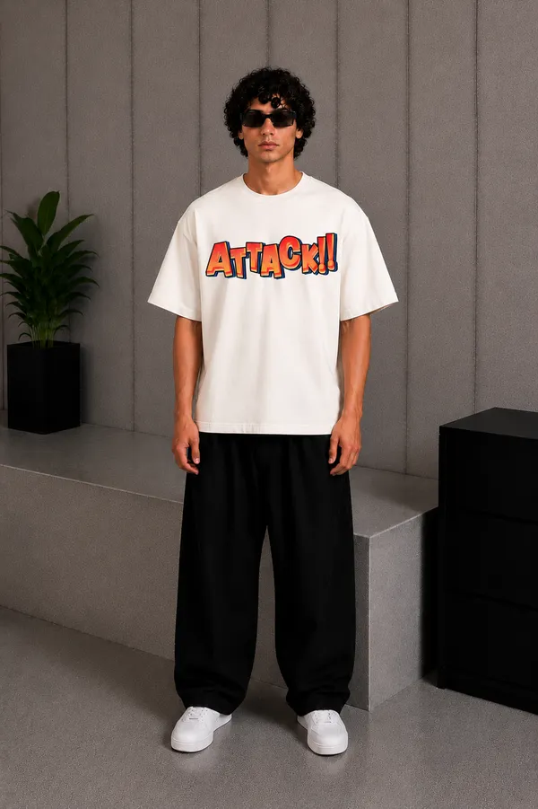 Attack_Tee_White