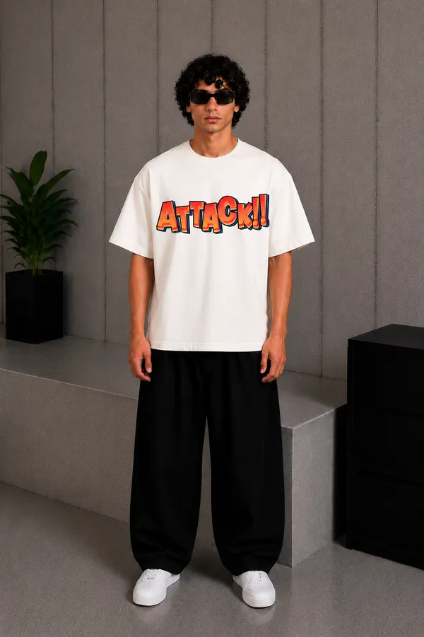 Attack_Tee_White