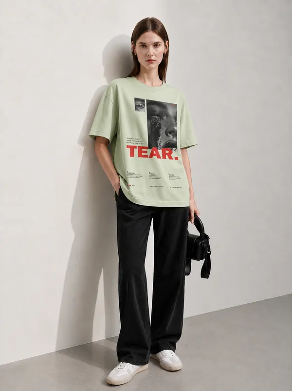 Tear_Women_Tee_Green