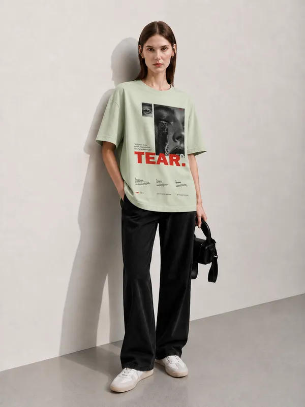 Tear_Women_Tee_Green