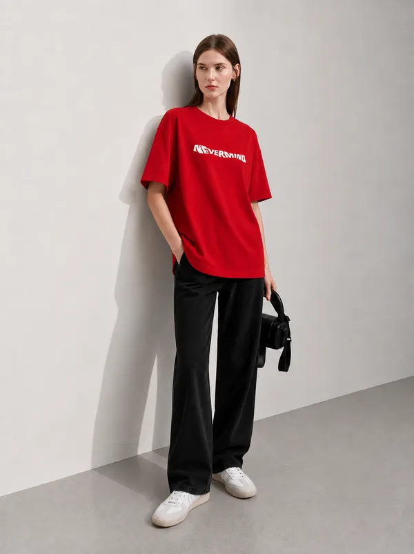Never_Mind_Women_Tee_Red