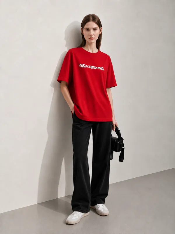 Never_Mind_Women_Tee_Red