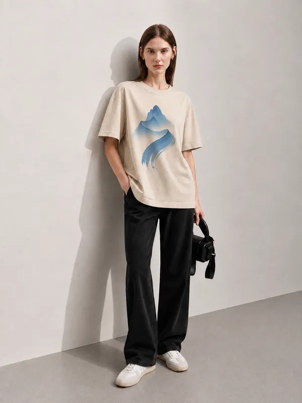 Mind_Flow_Women_Tee_Beige