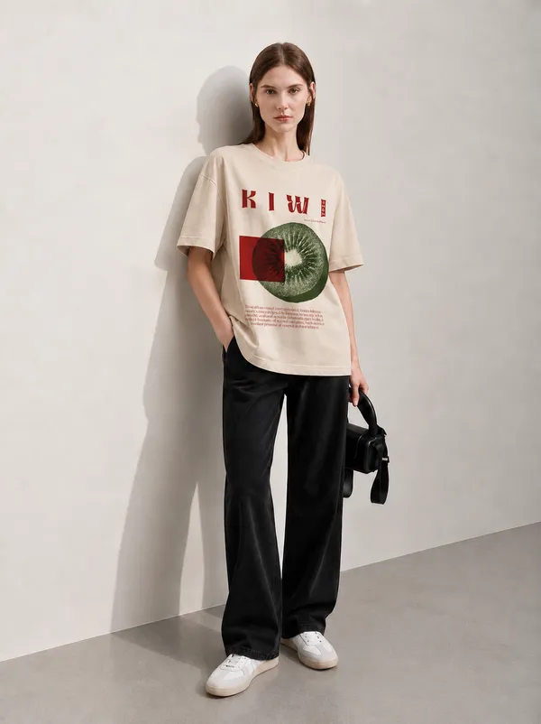 Kiwi_Women_Tee_Beige