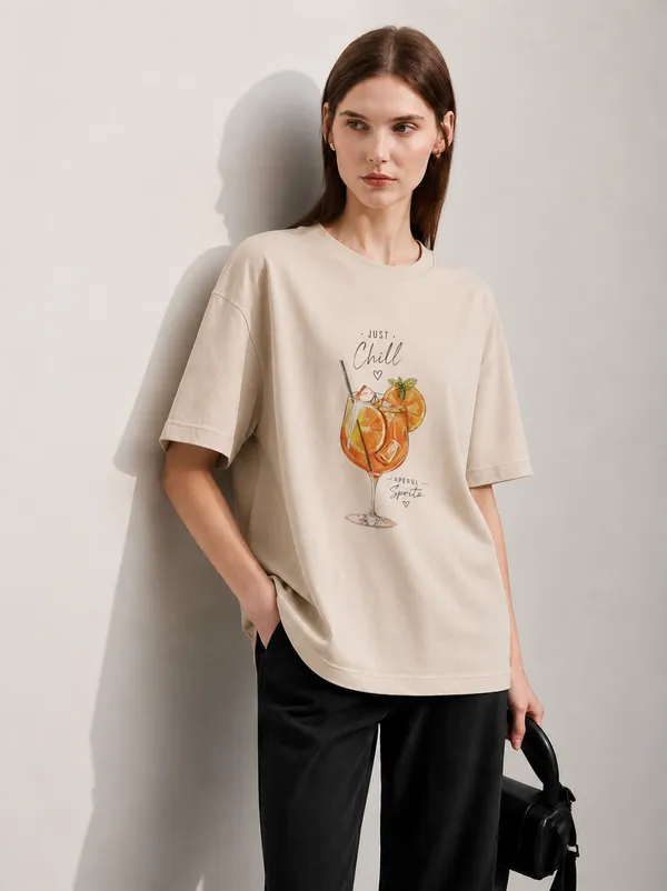 Chill_Women_Tee_Beige