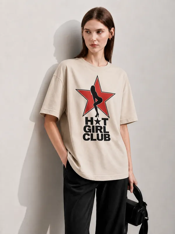 Girl_Club_Women_Tee_Beige