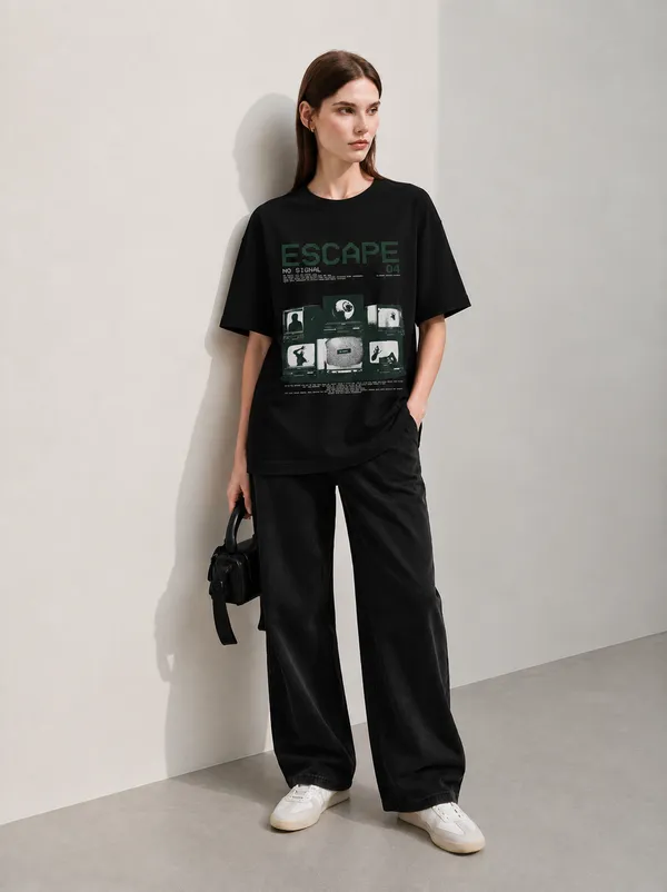 Escape_Women_Tee_Black