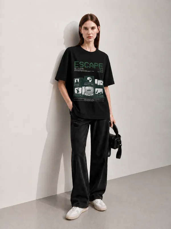Escape_Women_Tee_Black