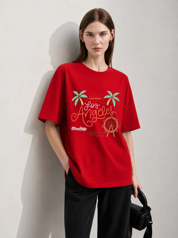 Summer_Tide_Women_Tee_Red