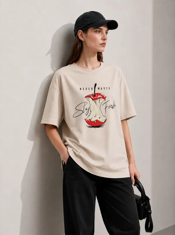Never_Waste_Women_Tee_Beige