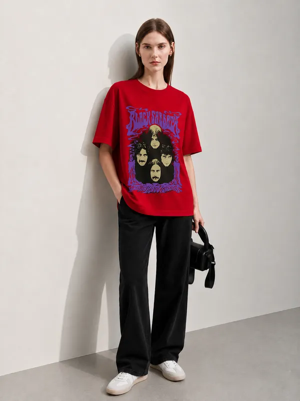 Amplified_Chaos_Women_Tee_Red