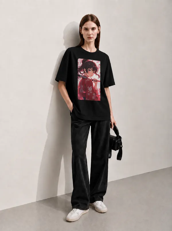 Sakura_Strike_Women_Tee_Black