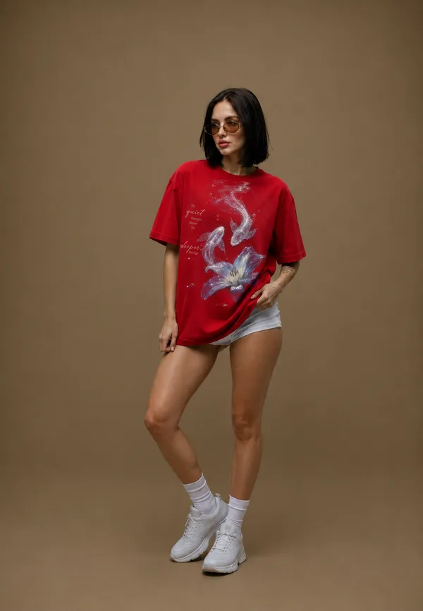 Ocean_Whisper_Women_Tee_Red