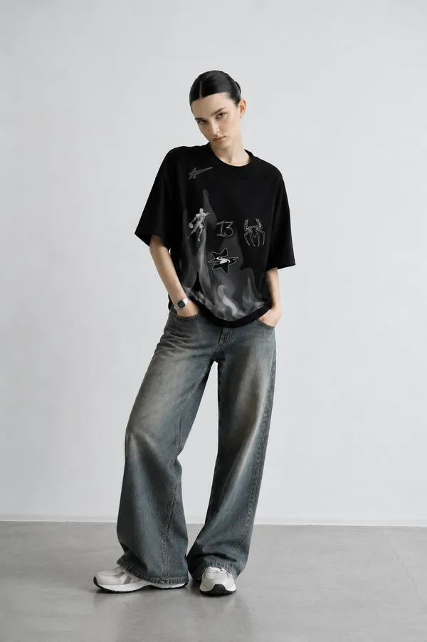 Spider_Star_Women_Tee_Black