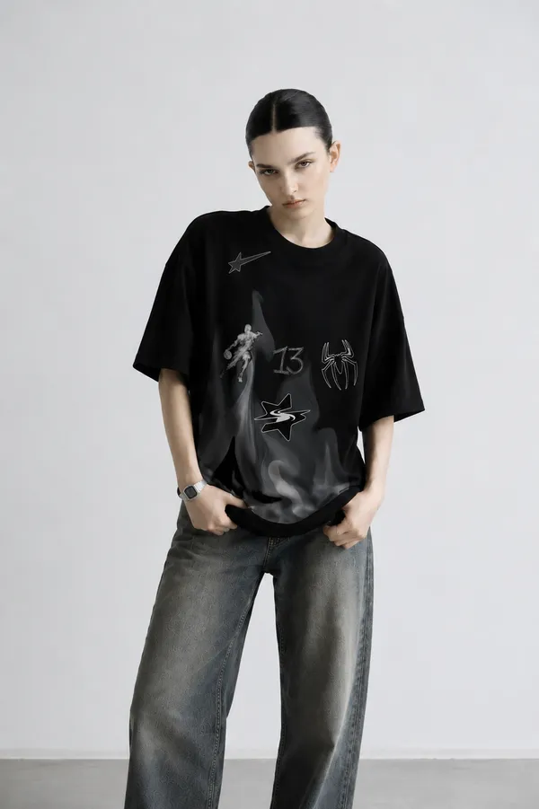 Spider_Star_Women_Tee_Black