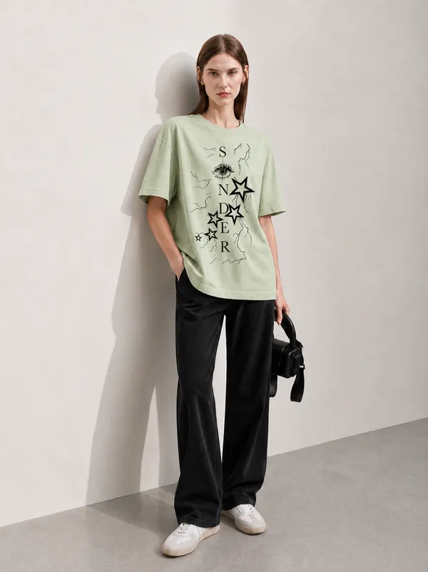 Lost_Constellation_Women_Tee_Green