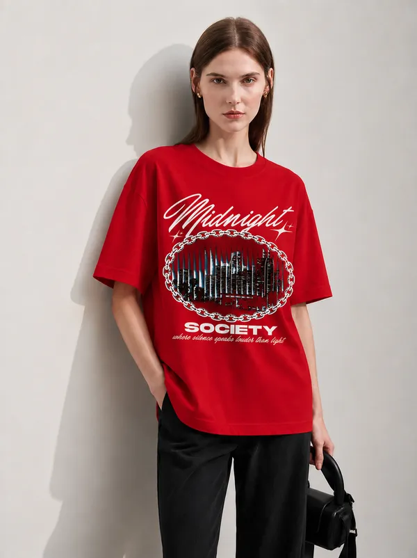 Neon_Skyline_Women_Tee_Red