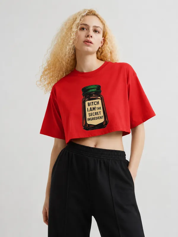 Spice_Jar_Crop_Tee_Red
