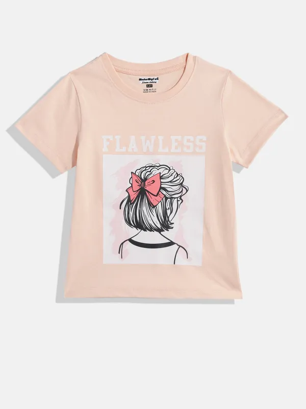 Kids_Girls_T-Shirt_Peach