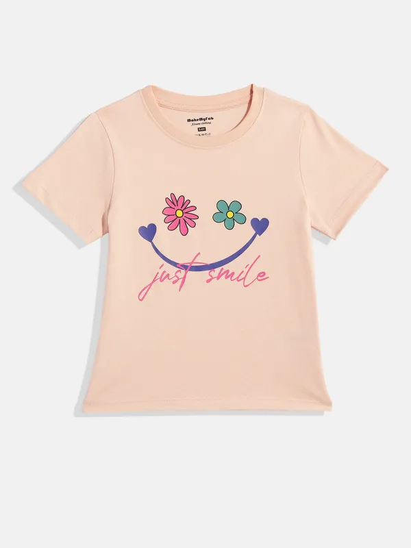 Kids_Girls_T-Shirt_Peach