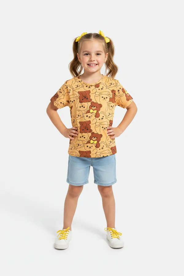 Kids_Girls_T-Shirt_Yellow