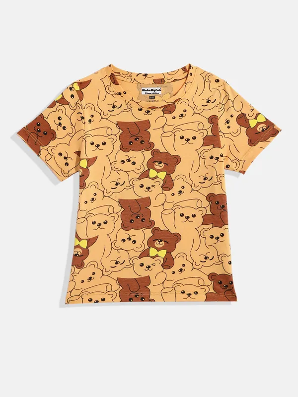 Kids_Girls_T-Shirt_Yellow
