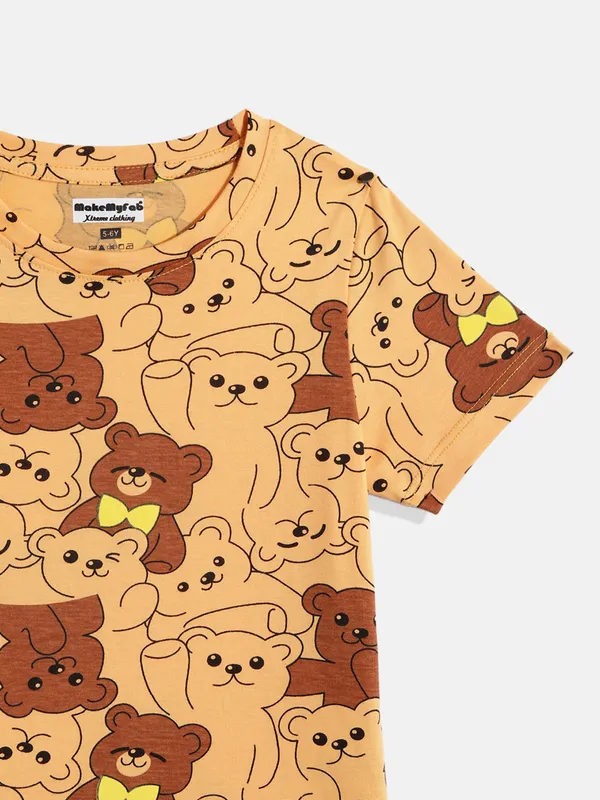 Kids_Girls_T-Shirt_Yellow