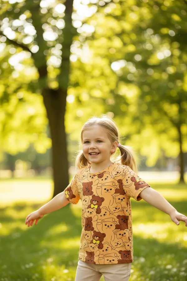 Kids_Girls_T-Shirt_Yellow