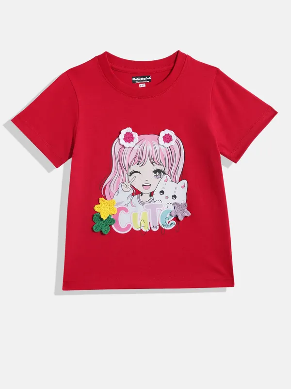 Kids_Girls_T-Shirt_Red