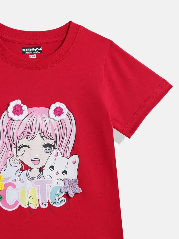 Kids_Girls_T-Shirt_Red