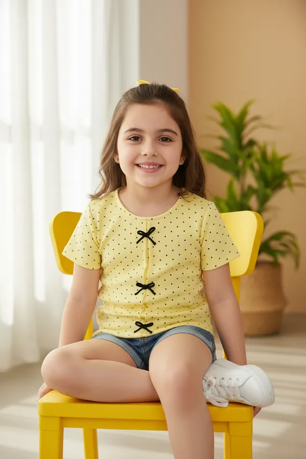 Kids_Girls_Top_Yellow