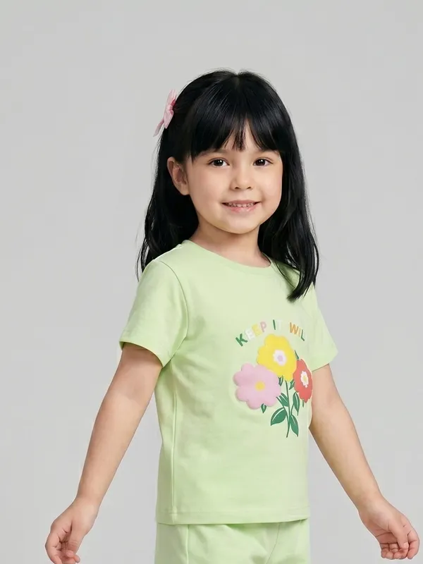 Kids_Girls_T-Shirt_Green