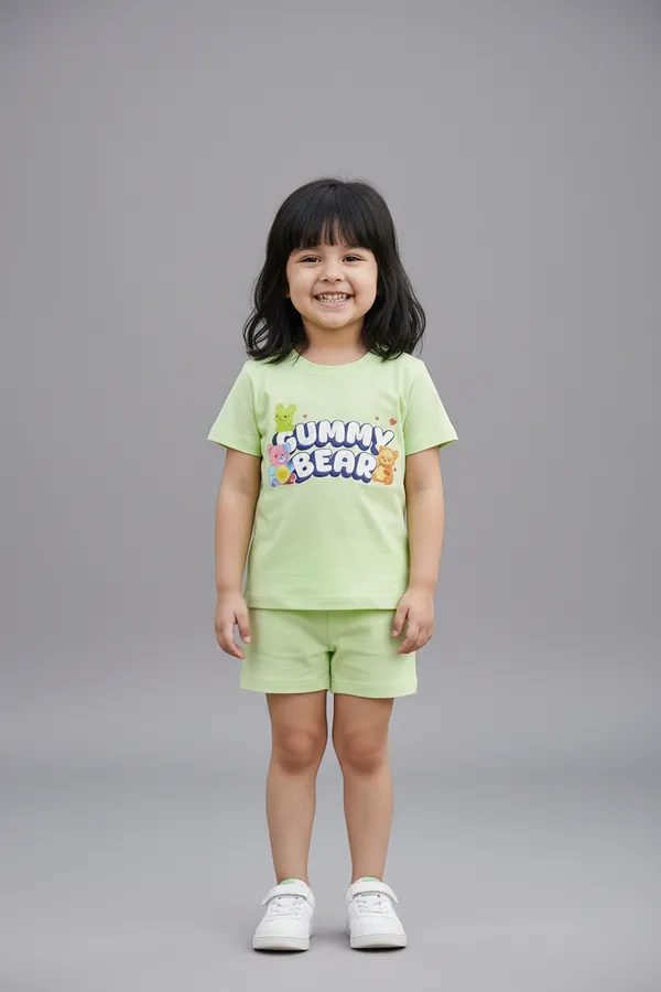 Kids_Girls_T-Shirt_Green