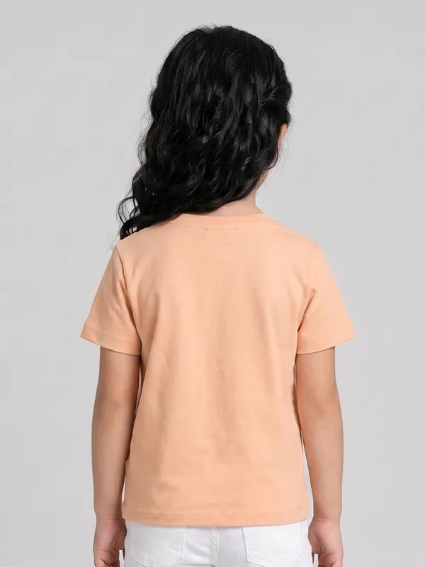 Kids_Girls_T-Shirt_Peach