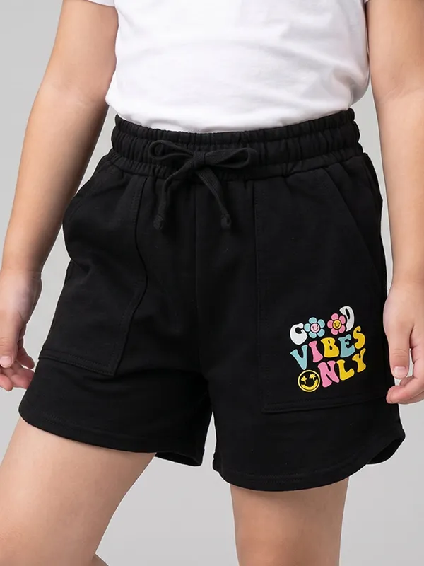 Kids_Girls_Shorts_Black