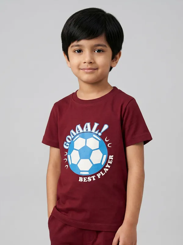 Kids_Boys_T-Shirt_Maroon