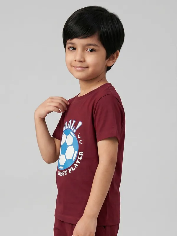 Kids_Boys_T-Shirt_Maroon