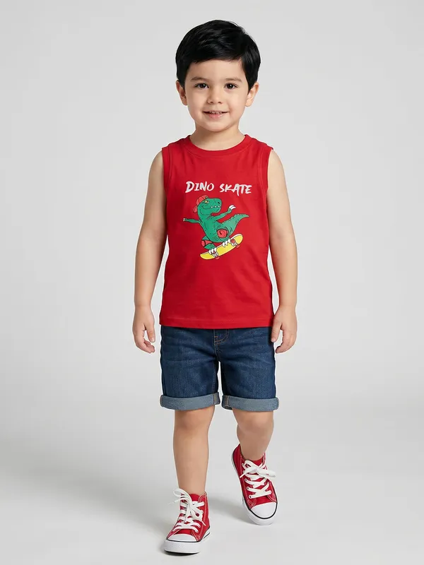 Kids_Boys_Vest_Red
