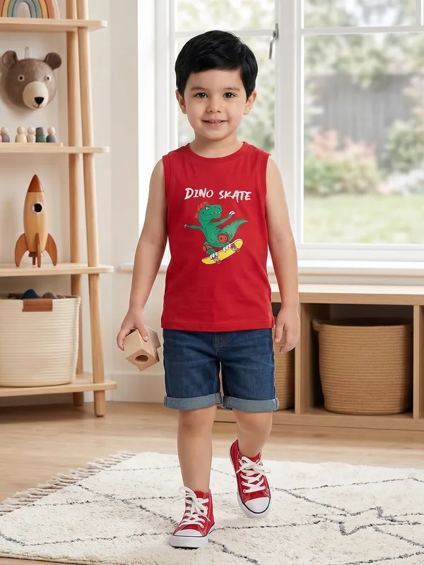 Kids_Boys_Vest_Red
