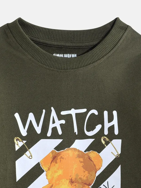 Kids_Boys_T-Shirt_Olive_Green