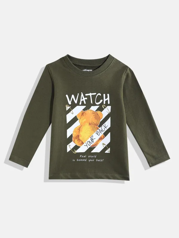 Kids_Boys_T-Shirt_Olive_Green