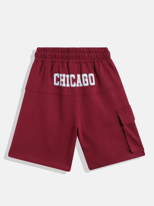 Kids_Boys_Shorts_Maroon