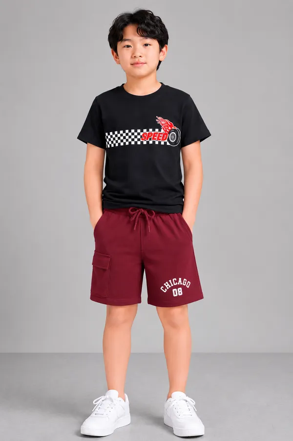 Kids_Boys_Shorts_Maroon
