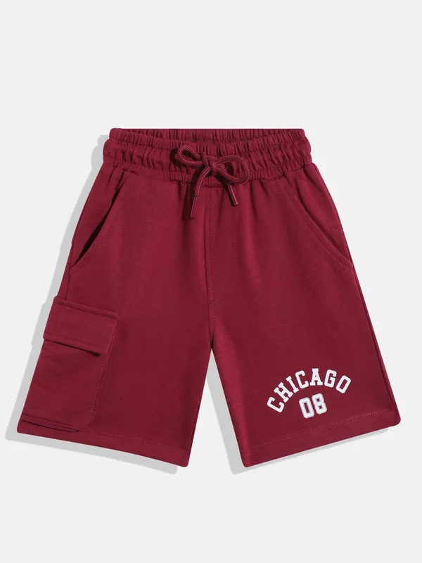 Kids_Boys_Shorts_Maroon