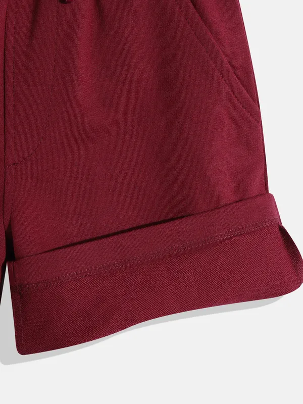 Kids_Boys_Shorts_Maroon
