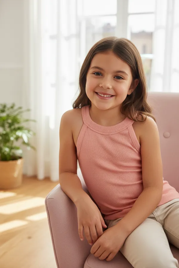 Kids_Girls_Top_Orange