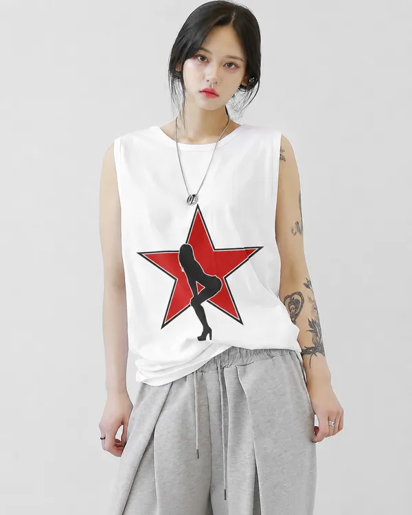 Star_Girl_Tank_Tees_White