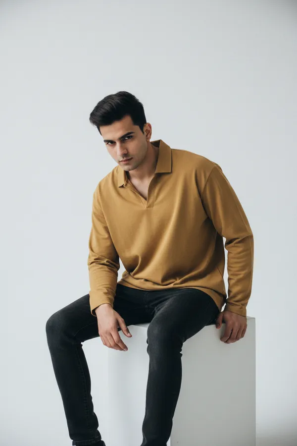 Resort_Open_Collar_Knit_Honey